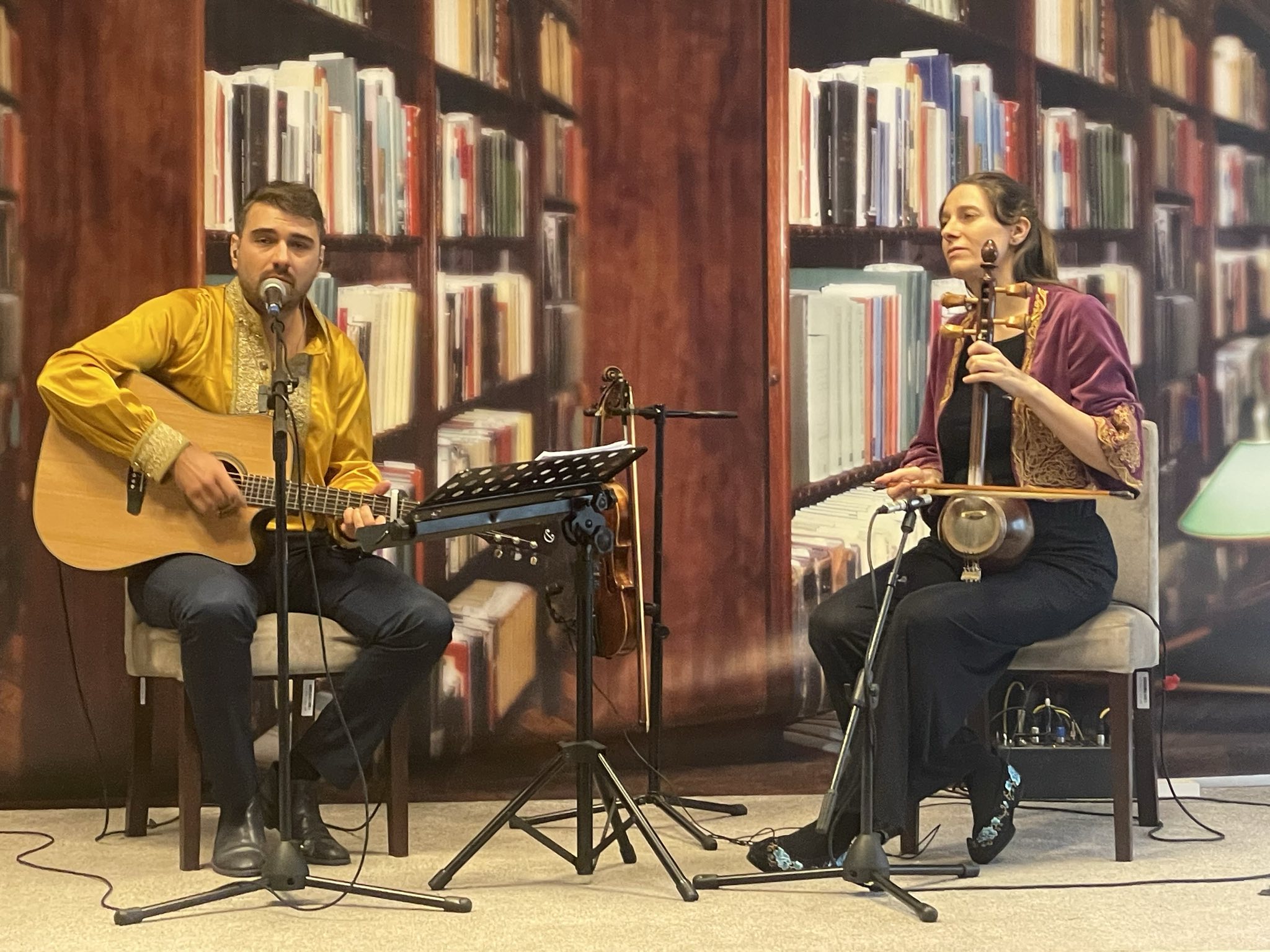 Michał Kuliczenko i Karolina Matuszkiewicz na scenie